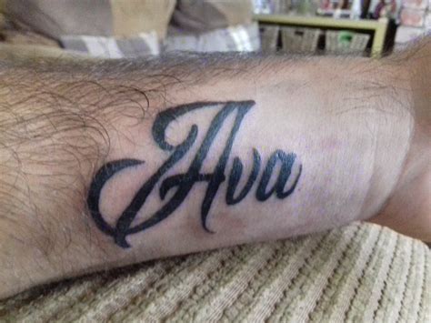 ava name tattoo|More.